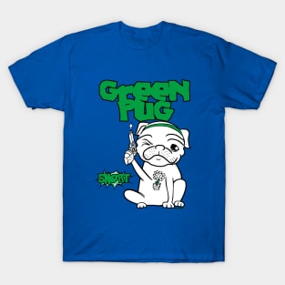 Green pug T-Shirt